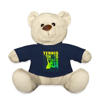 Vêtements de tennis pour joueuses de tennis filles - Nounours - bleu marine - Devant