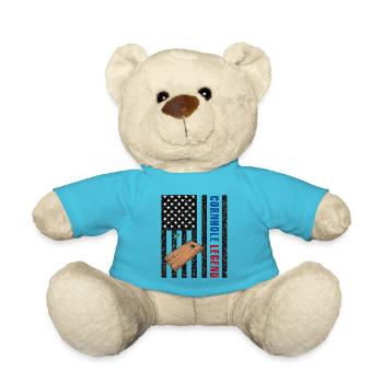 Cornhole Legend USA - Teddy Bear - atoll blue - Front