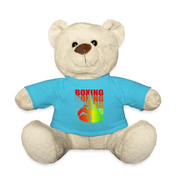 Boxen Martial Arts Boxing Box Club Boxer - Teddy Bear - atoll blue - Front