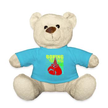 Boxen Martial Arts Boxing Box Club Boxer - Teddy Bear - atoll blue - Front