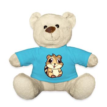 Chipmunk - Teddy Bear - atoll blue - Front