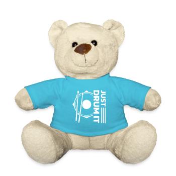Drummers Drummers Drummers Drummers - Teddy Bear - atoll blue - Front