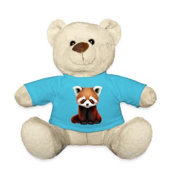 Roter Panda - Teddy - Atollblau - Vorne