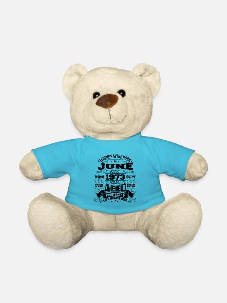 1973 Juin Anniversaire 1973 Juin | né en June 1973 - Nounours - bleu outremer