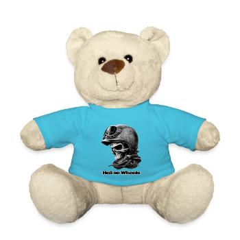 Hell on wheels - Teddy Bear - atoll blue - Front