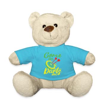 Darts Sport Club, Dartboard, Pfeil Sport Darts - Teddy Bear - atoll blue - Front