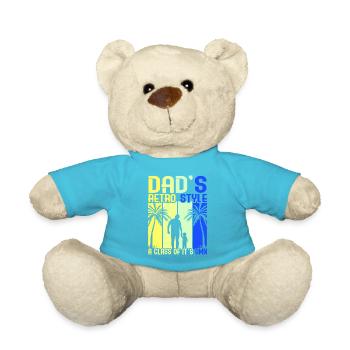 Retro Vintage Daddy 60s 70s 80s 90s Costume de fête - Nounours - bleu outremer - Devant