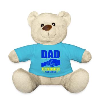 Retro Vintage Daddy 60s 70s 80s 90s Costume de fête - Nounours - bleu outremer - Devant
