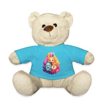 LGBTQIA+ Füchse - Teddy - Atollblau - Vorne