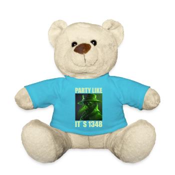 Arzt, Mediziner, Medizin Student, Sponsion - Teddy - Atollblau - Vorne