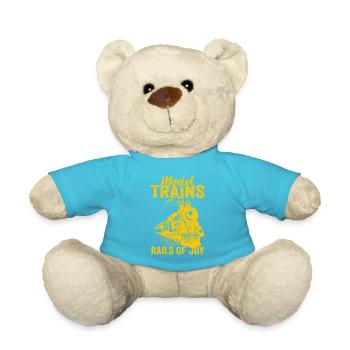 Horror Clown Horror Film Festival + Halloween - Teddy Bear - atoll blue - Front