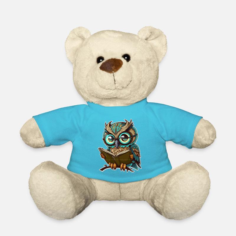 Bücherwurm - Teddy - Atollblau