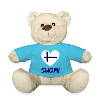Finlande Suomi - Nounours - bleu outremer - Devant