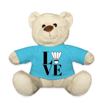 Badminton badminton badminton fan équipe de badminton - Nounours - bleu outremer - Devant