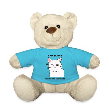 Je suis désolé d’être trop mignon - Nounours - bleu outremer - Devant