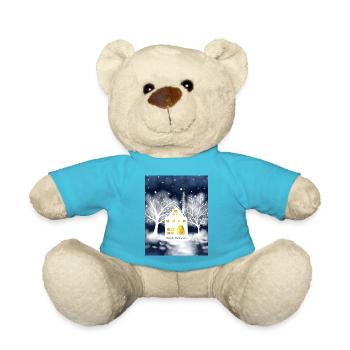 Zuhause - Teddy - Atollblau - Vorne