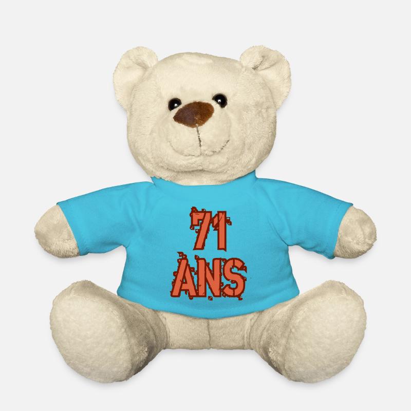 71 ANS - Nounours - bleu outremer