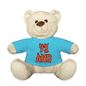 73 ANS - Nounours - bleu outremer - Devant