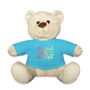Soyez vous-même ! Confiance en soi, pensée positive, motivation - Nounours - bleu outremer - Devant