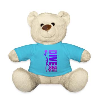 Diving, Apnea Diving, Apnea No Limit Freediving - Teddy Bear - atoll blue - Front