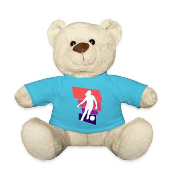 Women's Soccer, Women's Soccer, Women's Soccer - Teddy Bear - atoll blue - Front