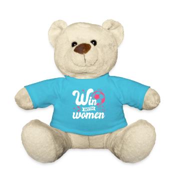 Soccer féminin, Football féminin, Football féminin - Nounours - bleu outremer - Devant
