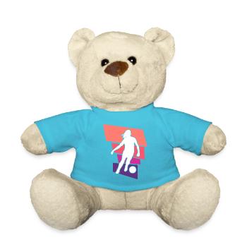 Women's Soccer, Women's Soccer, Women's Soccer - Teddy Bear - atoll blue - Front