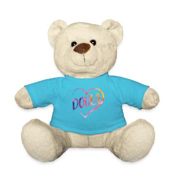 Doula Birth Worker Heart - Teddy - Atollblau - Vorne