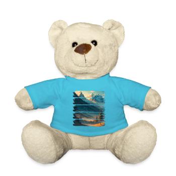 Landschaft, Natur, Wald - Teddy - Atollblau - Vorne