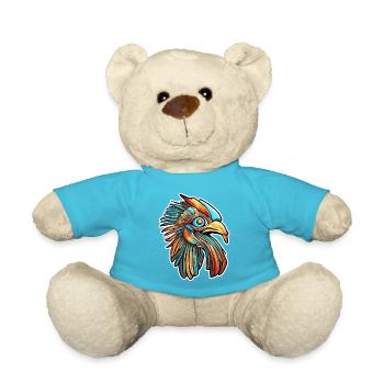 Ägypten / Pharao / Mumien / Hieroglyphen / Sphinx - Teddy - Atollblau - Vorne