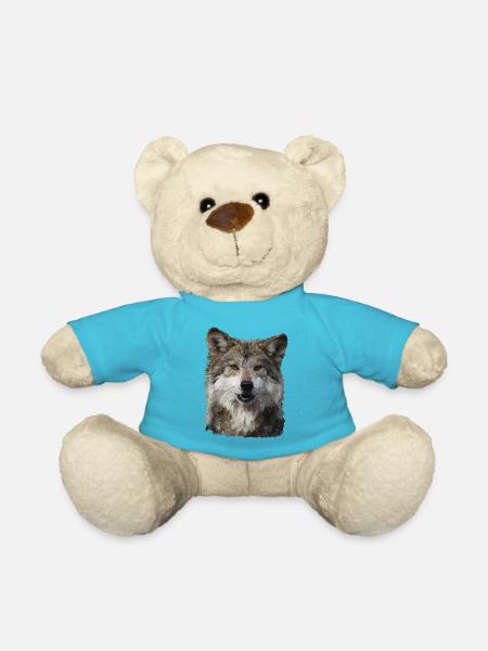 Wolf - Teddy - Atollblau