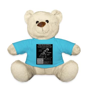 Fred-Erich-Kopfball - Teddy - Atollblau - Vorne