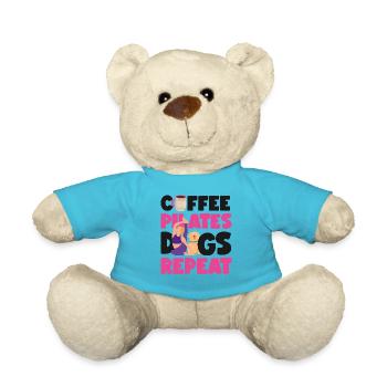 Instructeur de Pilates Professeur Café - Nounours - bleu outremer - Devant