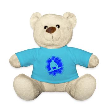 Snowboard Wintersprotler - Teddy - Atollblau - Vorne