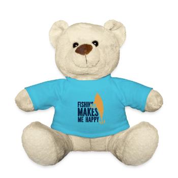 Angler Angelhaken Angelrute Sportfischer - Teddy - Atollblau - Vorne