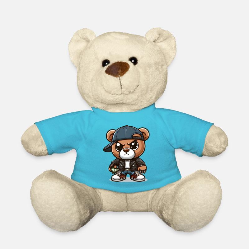 Gangsta-Bär - Teddy - Atollblau