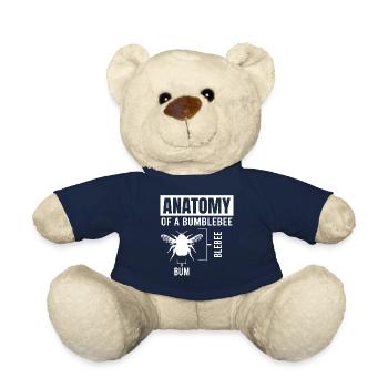 Science, Nerd, Physique, Étudiant, Blagues, Geek - Nounours - bleu marine - Devant