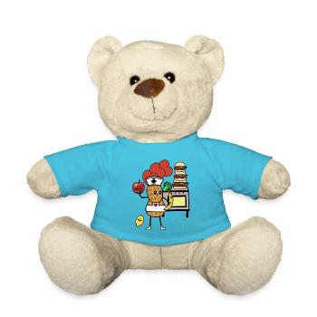 Herd kochen gesund Kochen Krankenschwester - Teddy - Atollblau - Vorne