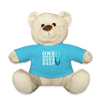 Diving, Freediving, Freediving No Limit Freediving - Teddy Bear - atoll blue - Front