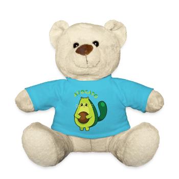 Avocato Cats T-Shirt - Original - Nounours - bleu outremer - Devant