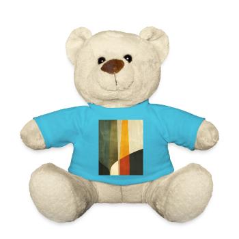 Poster Minimalist Geo - Teddy Bear - atoll blue - Front