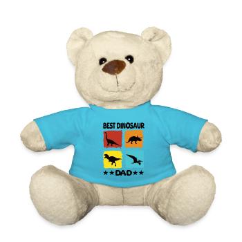 Best Dinosaur Dad - Teddy - Atollblau - Vorne
