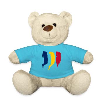 Chad - Teddy Bear - atoll blue - Front