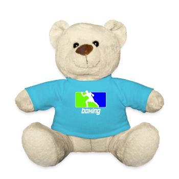 Boxen Martial Arts Boxing Box Club Boxer - Teddy Bear - atoll blue - Front