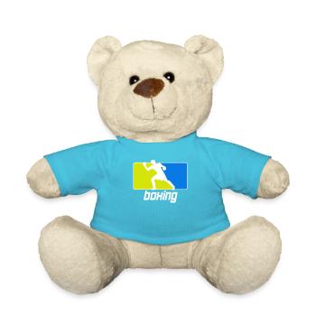 Boxen Martial Arts Boxing Box Club Boxer - Teddy Bear - atoll blue - Front
