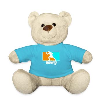 Boxen Martial Arts Boxing Box Club Boxer - Teddy Bear - atoll blue - Front