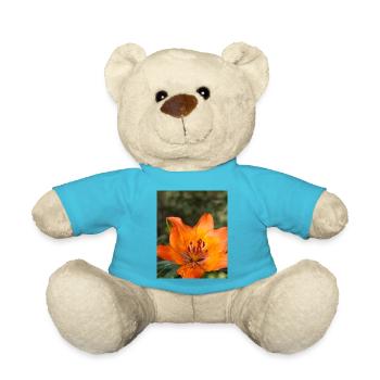 Orangefarbene Tigerlilie - Teddy - Atollblau - Vorne