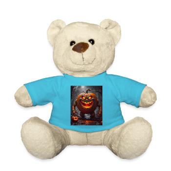 vegetables Apocalypse Monster giant pumpkin - Teddy Bear - atoll blue - Front