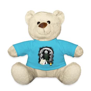 Zelt zelten Lagerfeuer Wald Naturliebhaber - Teddy - Atollblau - Vorne