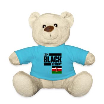 Monat der schwarzen Geschichte - Teddy - Atollblau - Vorne